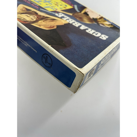 Vintage Scrabble For Juniors Crossword Game 1968 COMPLETE New Words 2 Sided - Picture 4 of 9